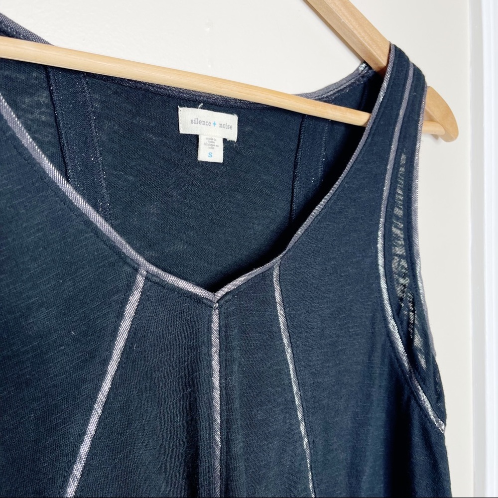 Urban Outfitters Silence + Noise Tank With Metallic Detailing - Picture 3 of 6